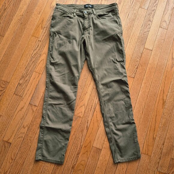 DUER DU/ER Fit Pants Men's 36" Beige T2X Slim Stretch - Picture 1 of 15